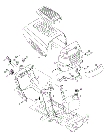 Hood & Dash parts for Mtd Gold Lawn Tractor 13AP925P004 / 2012 from AppliancePartsPros.com