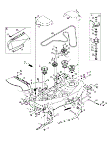 Mower Deck 50-Inch parts for Mtd Gold Lawn Tractor 13AP925P004 / 2012 from AppliancePartsPros.com