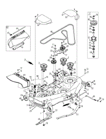 Mower Deck parts for Mtd Gold Lawn Tractor 13AP925P004 / 2013 from AppliancePartsPros.com