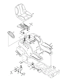 Seat & Fender parts for Mtd Gold Lawn Tractor 13AP925P004 / 2013 from AppliancePartsPros.com