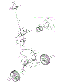 Steering & Axle parts for Mtd Gold Lawn Tractor 13AP925P004 / 2013 from AppliancePartsPros.com