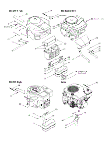 Engine Accessories parts for Mtd Gold Lawn Tractor 13AT618H300 / 2003 from AppliancePartsPros.com