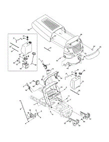 Hood Style 1 parts for Mtd Gold Lawn Tractor 13AX771S004 / 2011 from AppliancePartsPros.com
