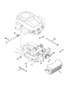 Engine Accessories Kohler Courage parts for Mtd Gold Lawn Tractor 13AX771S004 / 2012 from AppliancePartsPros.com