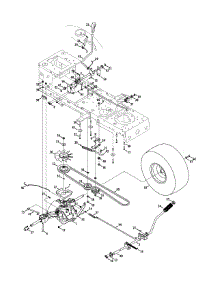 Drive & Rear Wheels parts for Mtd Gold Lawn Tractor 13AX795S004 / 2011 from AppliancePartsPros.com