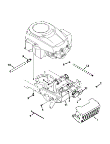 Engine Accessories parts for Mtd Gold Lawn Tractor 13AX795S004 / 2013 from AppliancePartsPros.com