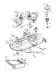 Mower Deck 42-Inch parts for Mtd Gold Lawn Tractor 13AX795S004 / 2013 from AppliancePartsPros.com