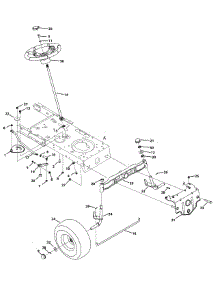 Front End Steering parts for Mtd Gold Lawn Tractor 13AX795T004 / 2012 from AppliancePartsPros.com