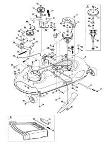 Mower Deck 46-Inch parts for Mtd Gold Lawn Tractor 13AX795T004 / 2012 from AppliancePartsPros.com