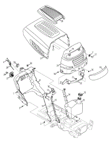 Hood & Dash parts for Mtd Gold Lawn Tractor 13AX915T004 / 2010 from AppliancePartsPros.com