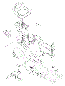 Seat & Fender parts for Mtd Gold Lawn Tractor 13AX915T004 / 2010 from AppliancePartsPros.com