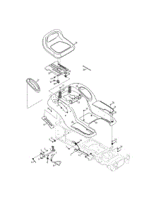 Seat & Fender parts for Mtd Gold Lawn Tractor 13AX915T004 / 2011 from AppliancePartsPros.com