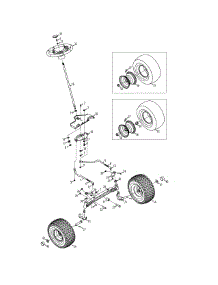 Steering & Axle parts for Mtd Gold Lawn Tractor 13AX915T004 / 2011 from AppliancePartsPros.com