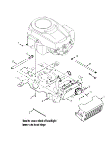 Engine Accessories, Single parts for Mtd Gold Lawn Tractor 13AX915T004 / 2012 from AppliancePartsPros.com