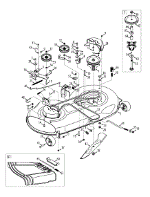 Mower Deck 46-Inch parts for Mtd Gold Lawn Tractor 13AX915T004 / 2012 from AppliancePartsPros.com