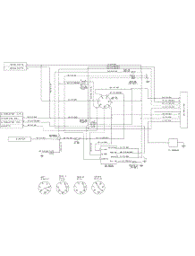 Wiring Schematic parts for Mtd Gold Lawn Tractor 13AX915T004 / 2012 from AppliancePartsPros.com