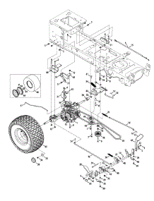 Drive & Rear Wheels parts for Mtd Gold Lawn Tractor 13AX935T004 / 2014 from AppliancePartsPros.com