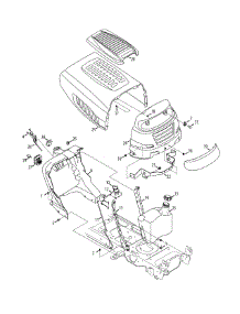 Hood & Dash parts for Mtd Gold Lawn Tractor 13AX935T004 / 2014 from AppliancePartsPros.com