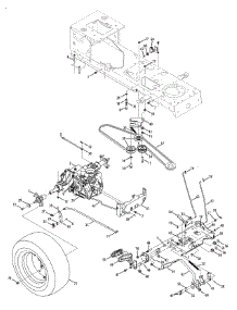 Drive System parts for Mtd Gold Garden Tractor 14AA815K004 / 2008 from AppliancePartsPros.com