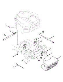 Engine Accessories parts for Mtd Gold Garden Tractor 14AA815K004 / 2008 from AppliancePartsPros.com