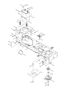 Frame & Battery parts for Mtd Gold Garden Tractor 14AA815K004 / 2008 from AppliancePartsPros.com