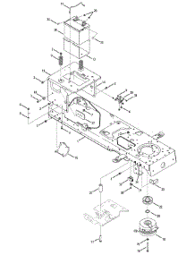 Frame & Battery parts for Mtd Gold Garden Tractor 14AA815K004 / 2009 from AppliancePartsPros.com
