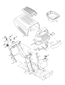 Hood & Dash parts for Mtd Gold Garden Tractor 14AA945K004 / 2010 from AppliancePartsPros.com