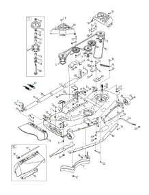Mower Deck parts for Mtd Gold Garden Tractor 14AA945K004 / 2010 from AppliancePartsPros.com