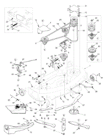 Deck Assembly 46 Inch parts for Mtd Gold Garden Tractor 14AG808H300 / 2004 from AppliancePartsPros.com