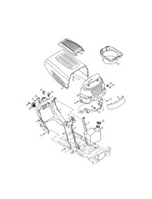 Hood & Dash parts for Mtd Gold Garden Tractor 14AK945K004 / 2011 from AppliancePartsPros.com