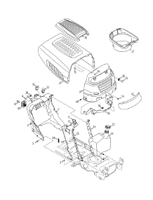 Hood & Dash parts for Mtd Gold Garden Tractor 14AK945K004 / 2012 from AppliancePartsPros.com