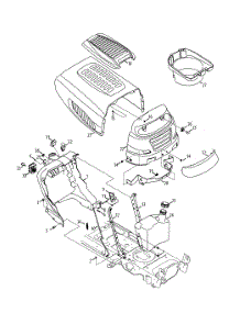 Hood & Dash parts for Mtd Gold Garden Tractor 14AK945K004 / 2013 from AppliancePartsPros.com