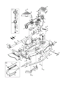Mower Deck 54-Inch parts for Mtd Gold Garden Tractor 14AK945K004 / 2013 from AppliancePartsPros.com