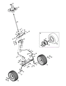 Steering & Axle parts for Mtd Gold Garden Tractor 14AK945K004 / 2013 from AppliancePartsPros.com