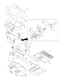 Seat & Frame parts for Mtd Gold Garden Tractor 14AU848H300 / 2002 from AppliancePartsPros.com
