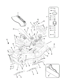 Mower Deck 50 Inch parts for Mtd Gold Z-Series 17AF2ACP004 / 2009 from AppliancePartsPros.com