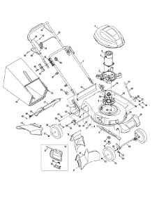 General Assembly parts for Mtd Gold Electric Mower 18A-182-704 / 2009 from AppliancePartsPros.com