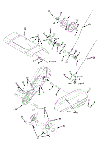 Tine & Drive Assembly parts for Mtd Gold Tiller 21A-392A004 / 2010 from AppliancePartsPros.com