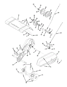 Drive Assembly parts for Mtd Gold Tiller 21A-392B004 / 2009 from AppliancePartsPros.com