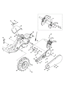 Tine & Drive parts for Mtd Gold Tiller 21AB45M8704 / 2013 from AppliancePartsPros.com
