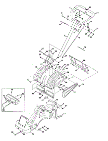 Handle parts for Mtd Gold Tiller 21AB45M8704 / 2015 from AppliancePartsPros.com