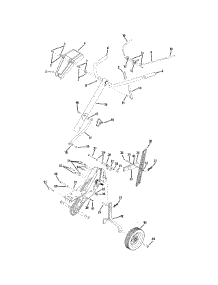Handle & Wheel 300 Series parts for Mtd Gold Tiller 21B-392A004 / 2011 from AppliancePartsPros.com
