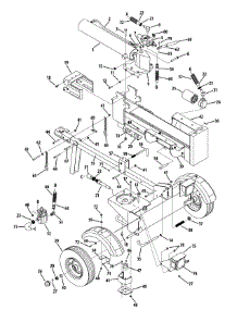 General Assembly parts for Mtd Gold Log Splitter 24BF510B004 / 2008 from AppliancePartsPros.com