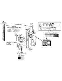 Label Map 21 Ton parts for Mtd Gold Log Splitter 24BF510B004 / 2008 from AppliancePartsPros.com