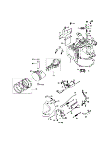 1P70l0a Crankcase parts for Mtd Gold Log Splitter 24BF51MM004 / 2010 from AppliancePartsPros.com