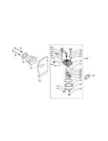 1P70l0a-11 Carburetor parts for Mtd Gold Log Splitter 24BF51MM004 / 2012 from AppliancePartsPros.com