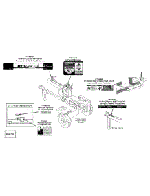 Label Map Logsplitter Mtd Gold 21-Ton B&S parts for Mtd Gold Log Splitter 24BF51MN704 / 2012 from AppliancePartsPros.com