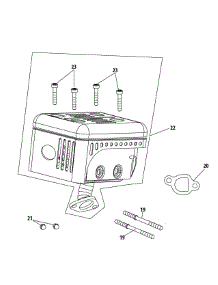 170-Lu Muffler parts for Mtd Gold Log Splitter 24BG57M1704 / 2012 from AppliancePartsPros.com