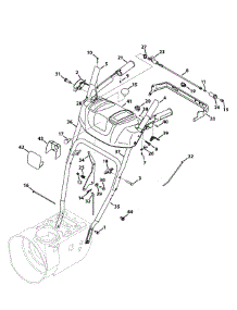 Handle & Frame parts for Mtd Gold Snow Thrower 31AH55LH704 / 2011 from AppliancePartsPros.com