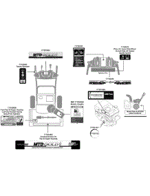 Label Map parts for Mtd Gold Snow Thrower 31AH55LH704 / 2011 from AppliancePartsPros.com